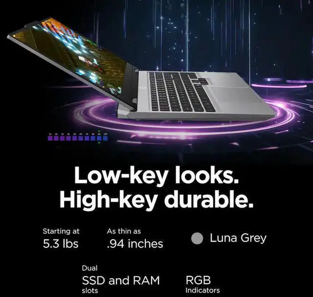 Alt view image 4 of 6 - Lenovo - LOQ 15.6" Full HD Gaming Laptop - Intel Core i7-13650HX - 16GB Memory - NVIDIA GeForce RTX 5060 - 512GB SSD - Luna Grey