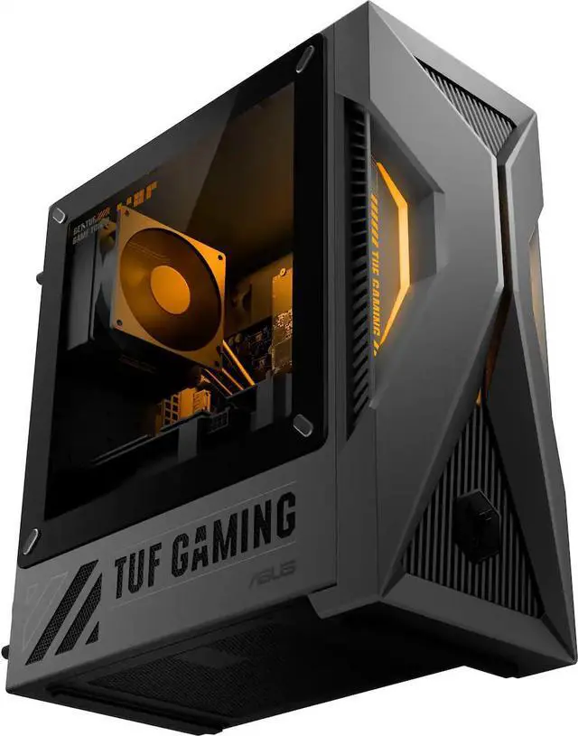 Alt view image 5 of 6 - ASUS - TUF T500 Gaming Desktop - Intel Core i5 13420H - 16GB Memory - NVIDIA GeForce RTX 5060 8GB - 1TB SSD - Eclipse Gray