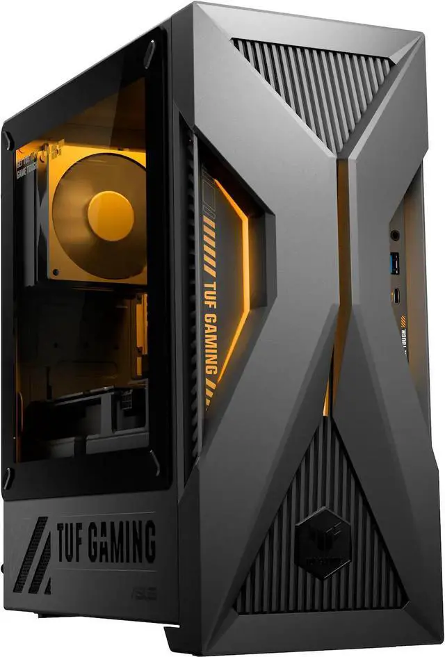 Alt view image 3 of 6 - ASUS - TUF T500 Gaming Desktop - Intel Core i5 13420H - 16GB Memory - NVIDIA GeForce RTX 5060 8GB - 1TB SSD - Eclipse Gray