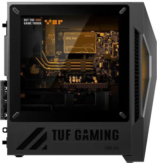 Alt view image 2 of 6 - ASUS - TUF T500 Gaming Desktop - Intel Core i5 13420H - 16GB Memory - NVIDIA GeForce RTX 5060 8GB - 1TB SSD - Eclipse Gray