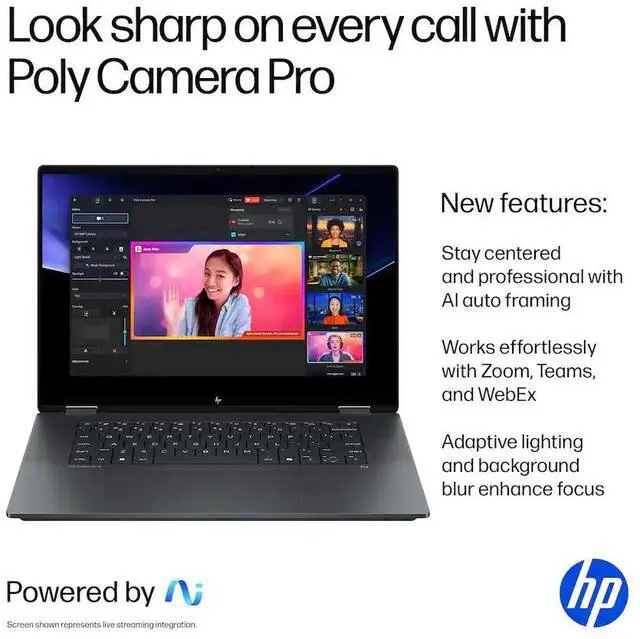 Alt view image 2 of 5 - HP - OmniBook X Flip - Copilot+ PC - 16" 3K OLED Touch-Screen Laptop - Intel Core Ultra 9 - 32GB Memory - 2TB SSD - Eclipse Gray