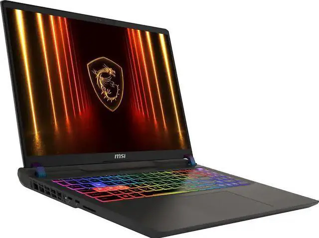 Alt view image 6 of 7 - MSI - Vector 16 HX AI 400 16" 240Hz QHD+ Gaming Laptop - Intel Ultra 9-275HX - GeForce RTX 5080 - 16GB Memory - 1TBSSD - Cosmo Gray