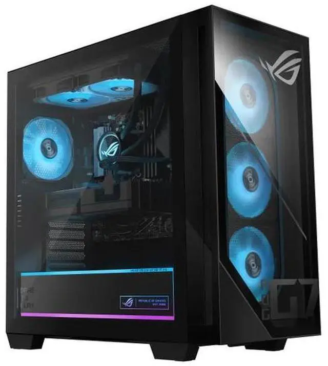 Alt view image 2 of 5 - ASUS ROG GM700 58L Gaming Desktop - AMD Ryzen 7 8700F - NVIDIA GeForce RTX 5060 - 2TB SSD - Windows 11 Home
