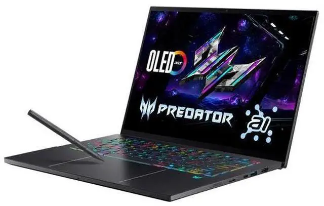 Alt view image 2 of 4 - Acer Predator Triton 14 Copilot+ PC 14.5" Gaming Laptop - Intel Core Ultra 9 processor 288V - GeForce RTX 5070  OLED 2880 x 1800 Touch 120Hz - 32GB RAM - 1TB SSD - Windows 11