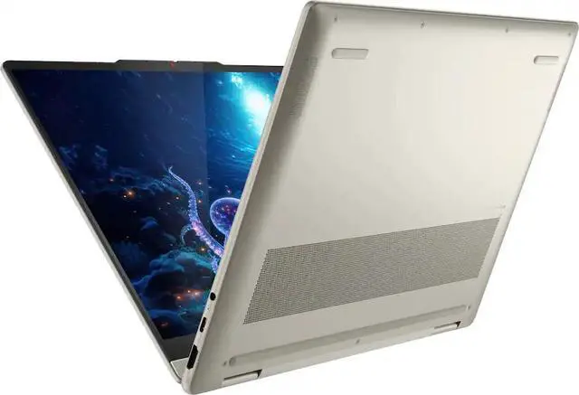 Alt view image 6 of 6 - Lenovo - Yoga 7 2-in-1 - Copilot+ PC - 14" 2K OLED Touchscreen Laptop - AMD Ryzen AI 7 350 - 16GB Memory - 1TB SSD - Seashell