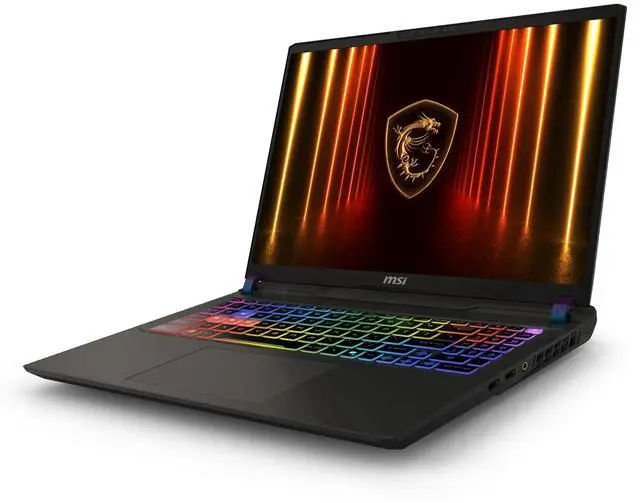 Alt view image 2 of 5 - MSI Vector 16 inch QHD+ 240Hz Gaming Laptop AMD Ryzen 9 8940HX NVIDIA GeForce RTX 5070Ti - 16GB RAM 1TB SSD Gray (2025)