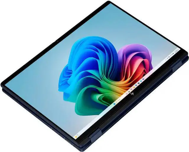 Alt view image 3 of 6 - HP - OmniBook X Flip 2-in-1 - Copilot+ PC - 14" 2K Touch-Screen Laptop - Intel Core Ultra 5 - 16GB Memory - 512GB SSD - Atmospheric Blue