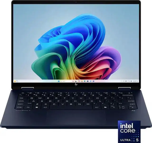 Alt view image 6 of 6 - HP - OmniBook X Flip 2-in-1 - Copilot+ PC - 14" 2K Touch-Screen Laptop - Intel Core Ultra 5 - 16GB Memory - 512GB SSD - Atmospheric Blue
