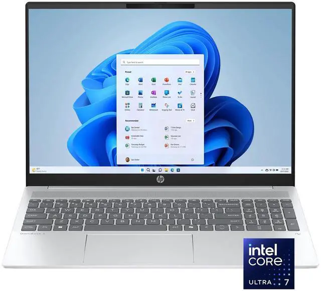 Alt view image 3 of 4 - HP OmniBook 5 16 inch 2K Touch Laptop AI PC Intel Core Ultra 7 255U 16GB RAM 1TB SSD Glacier Silver