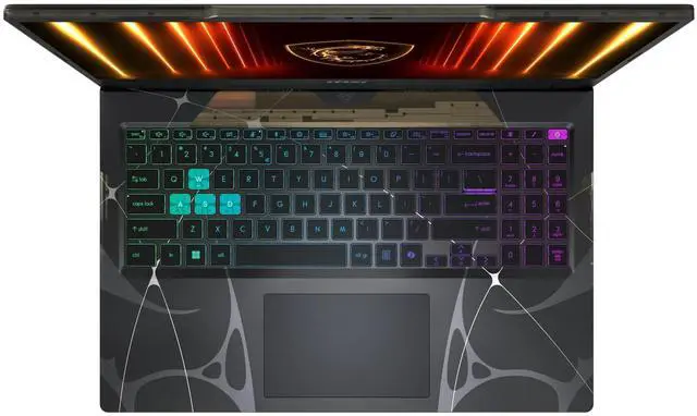 Alt view image 3 of 5 - MSI Cyborg 15.6 inch FHD 144Hz Gaming Laptop Intel Core 7 240H NVIDIA GeForce RTX 5060 - 16GB RAM 512GB SSD Black (2025)