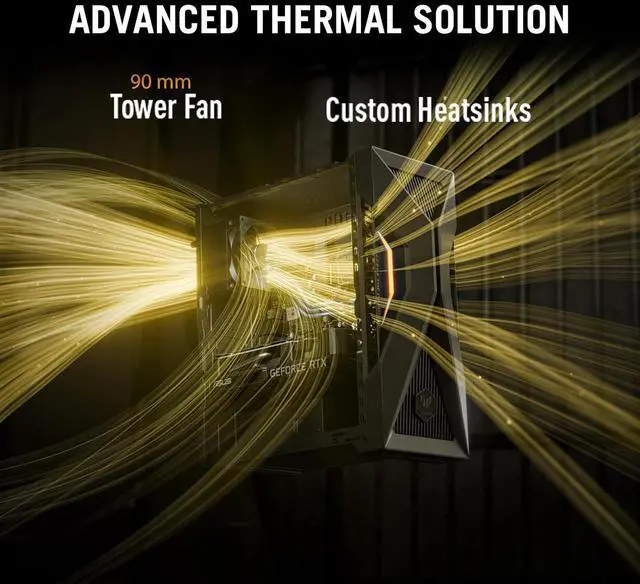Alt view image 2 of 6 - ASUS TUF T500 (2025) Gaming Desktop PC, Intel® Core i5-13420H Processor, NVIDIA® GeForce RTX 3050, 512GB M.2 NVMe PCIe® 4 SSD, 16GB DDR5 RAM, Windows 11 Pro, T500MV-DS553