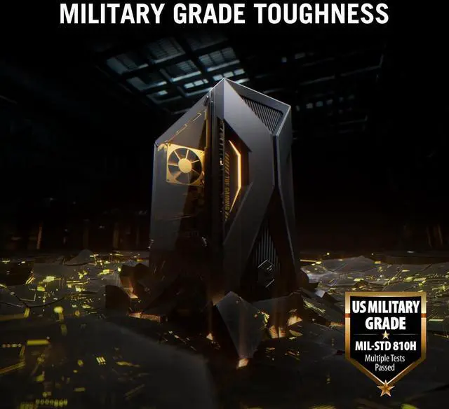 Alt view image 3 of 6 - ASUS TUF T500 (2025) Gaming Desktop PC, Intel® Core i5-13420H Processor, NVIDIA® GeForce RTX 3050, 512GB M.2 NVMe PCIe® 4 SSD, 16GB DDR5 RAM, Windows 11 Pro, T500MV-DS553