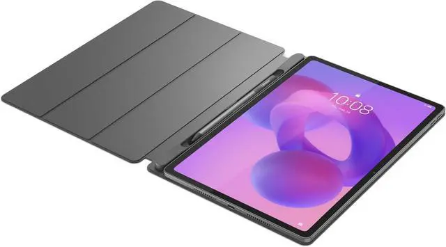 Alt view image 2 of 5 - Lenovo Idea Tab Plus - Lightweight Tablet - 12.1 2.5K IPS Touchscreen Display - 90Hz - MediaTek Dimensity 6400-8GB Memory - 128GB Storage - Integrated Arm Mali-G57 MC2 Tab Pen & Folio Case
