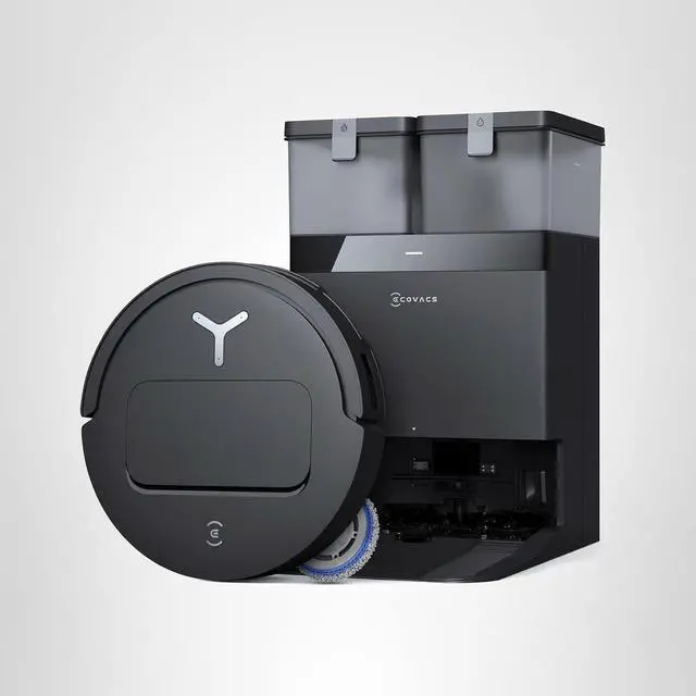 Main image of ECOVACS DEEBOT T50 PRO Omni Robot Vacuum and Mop, 3.19 Ultra-Slim, 15,000Pa Suction, ZeroTangle 2.0, TruEdge 2.0, AIVI 3D Obstacle Avoidance, Auto Mop Wash & Dry, Self-Emptying, Ideal for Pet Hair