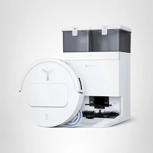 Main image of ECOVACS DEEBOT T50 PRO Omni Robot Vacuum and Mop, 3.19 Ultra-Slim, 15,000Pa Suction, ZeroTangle 2.0, TruEdge Edge Cleaning, AIVI 3D Obstacle Avoidance, Auto Mop Wash & Dry, Self-Emptying,White