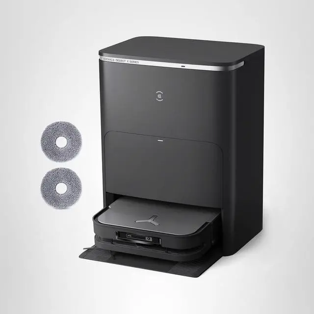 Main image of ECOVACS Robot Vacuum Cleaner DEEBOT X5 PRO Omni with All-in-one Station, 12.800Pa, ZeroTangle, TruEdge Adaptive Edge Mopping, 150 Hot Water Mop Washing, AINA 2.0 Intelligent Navigation