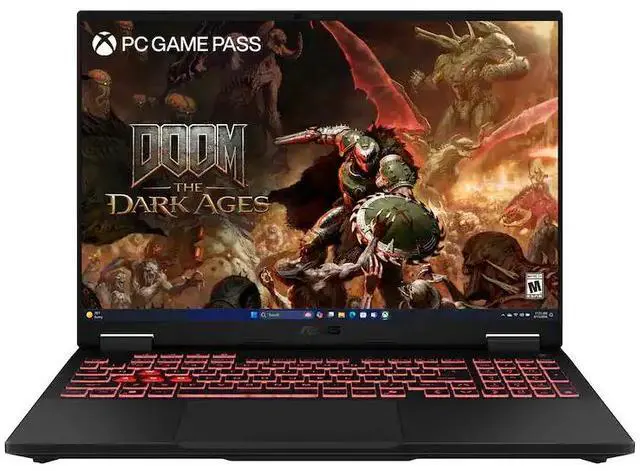 Main image of ASUS - TUF Gaming A16 16" FHD+ 165Hz Gaming Laptop - AMD Ryzen 9 - 32GB RAM - NVIDIA GeForce RTX 5070 - 1TB SSD - Jaegar Gray