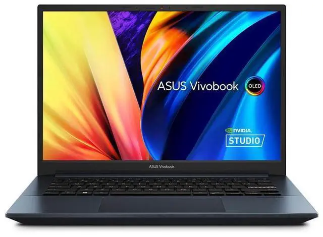 Main image of ASUS Laptop VivoBook Pro AMD Ryzen 7 6800H 16 GB LPDDR5 Memory 1 TB PCIe SSD GeForce RTX 3050 Laptop GPU 14.0" Non-Touch Screen Windows 11 Home 64-bit M6400RC-EB74