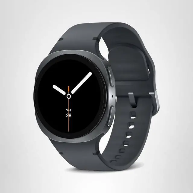 Main image of Samsung Galaxy Watch 8 (2025) 40mm Bluetooth Smartwatch, Cushion Design, Fitness Tracker, Sleep Coaching, Running Coach, Energy Score, Heart Rate Tracking, Graphite