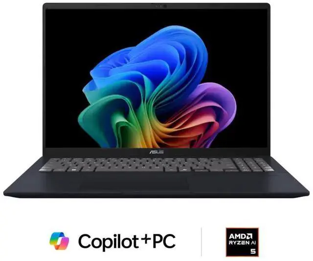 Alt view image 2 of 5 - ASUS - Vivobook 16 16" FHD+ Laptop - Copilot+ PC - AMD Ryzen AI 5 330 with 16GB Memory - 512GB SSD - Quiet Blue