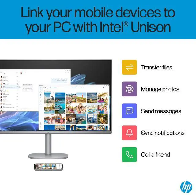 Alt view image 4 of 5 - HP OmniStudio X All-in-One Desktop Next Gen AI 32-c1075t PC, Windows 11 Home, 31.5", Intel® Core Ultra 7, 16GB RAM, 1TB SSD, 4K UHD, Meteor silver