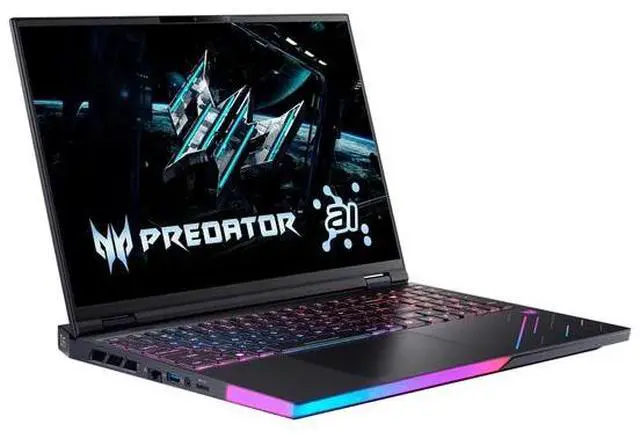 Main image of Acer Predator Helios 16" AI Gaming Laptop  Intel Core Ultra 9 processor 275HX (13 NPU TOPS) - 2560 x 1600 display @ 240Hz - NVIDIA GeForce RTX 5090 Laptop GPU (1824 AI TOPS) - 32GB RAM - 2TB SSD