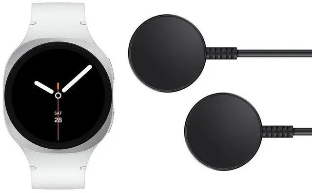Main image of Samsung Galaxy Watch8 40mm Smartwatch with Two Wireless Fast Chargers