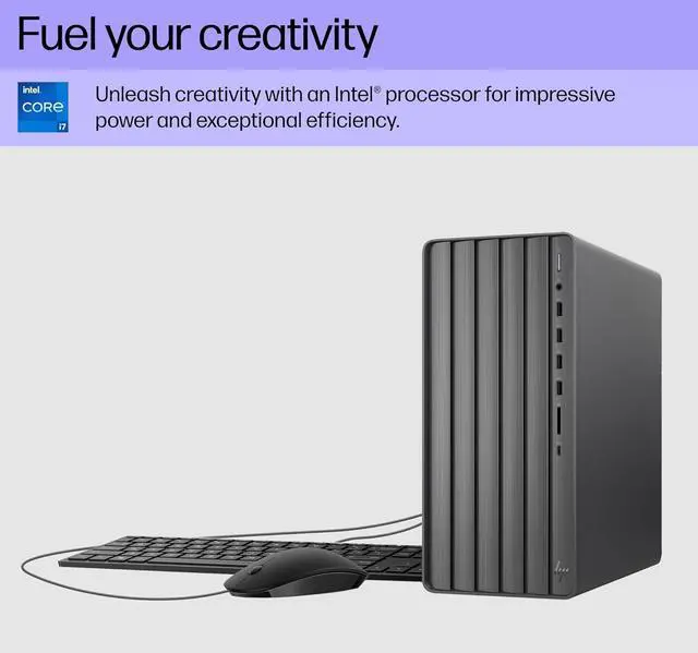 HP Envy Desktop PC, Intel Core i7-14700, 32 GB RAM, 1 TB SSD