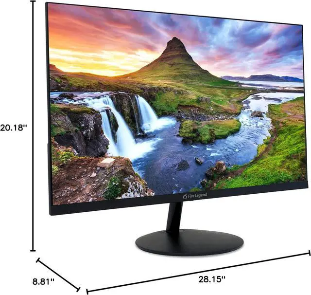 Alt view image 6 of 6 - AOPEN by Acer 32SA2Q Abi 31.5" FHD 1920 x 1080 Zero-Frame IPS Gaming Office Monitor | AMD FreeSync Technology | Ultra-Thin Stylish Design | 75Hz | HDR 10 | 1ms TVR | Tilt | HDMI & VGA Ports