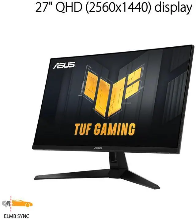 Alt view image 2 of 4 - ASUS TUF Gaming VG27AQ3AZ Gaming Monitor 27" QHD (2560x1440), 180Hz, Fast IPS, 1ms (GTG)