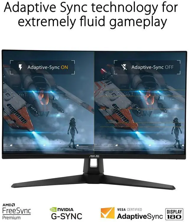 Alt view image 4 of 4 - ASUS TUF Gaming VG27AQ3AZ Gaming Monitor 27" QHD (2560x1440), 180Hz, Fast IPS, 1ms (GTG)