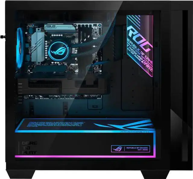 Alt view image 2 of 6 - ASUS - ROG G700 Gaming Desktop - Intel Core Ultra 7 265KF - 32GB Memory - NVIDIA GeForce RTX 5070 12GB - 2TB SSD - Black