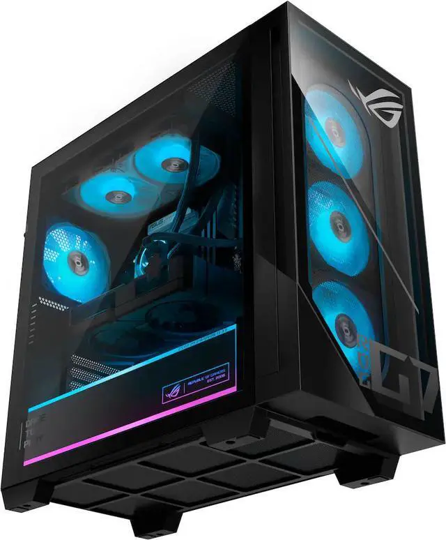Alt view image 5 of 6 - ASUS - ROG G700 Gaming Desktop - Intel Core Ultra 7 265KF - 32GB Memory - NVIDIA GeForce RTX 5070 12GB - 2TB SSD - Black