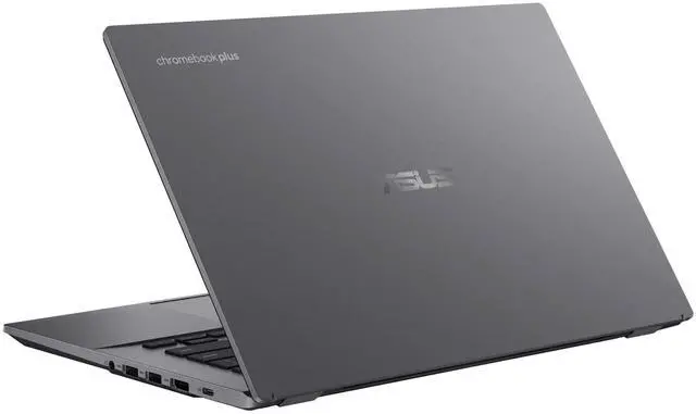Alt view image 2 of 4 - ASUS Chromebook Plus CX34 14 inch Touch Laptop with Google AI Intel Core i3-1315U 8GB RAM 128GB UFS Gray