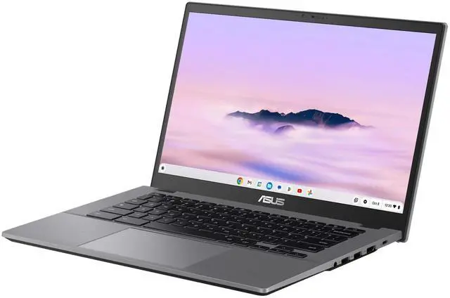 Alt view image 4 of 4 - ASUS Chromebook Plus CX34 14 inch Touch Laptop with Google AI Intel Core i3-1315U 8GB RAM 128GB UFS Gray