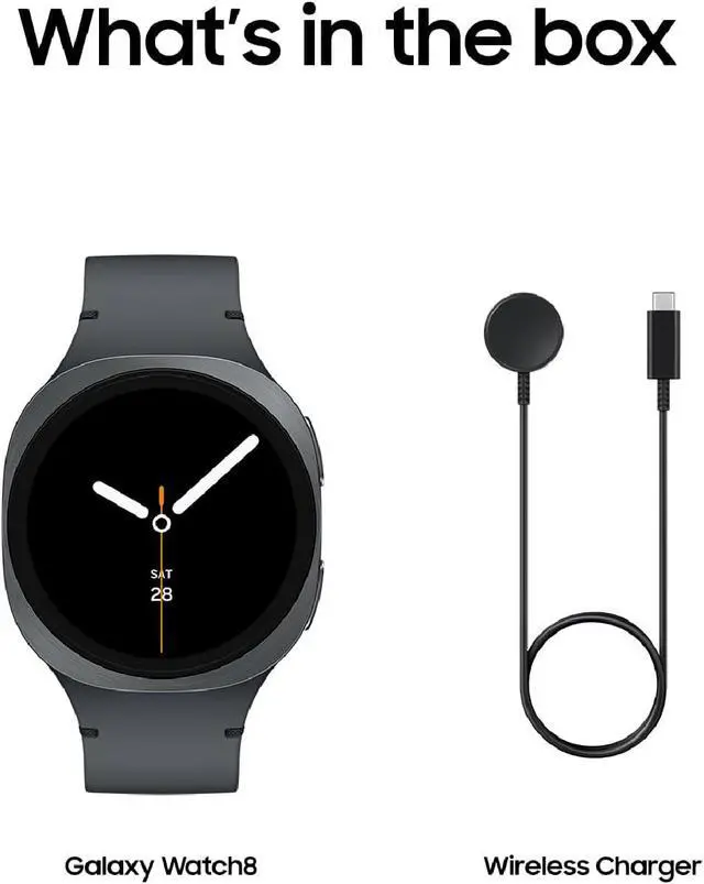 Alt view image 2 of 2 - Samsung Galaxy Watch 8 (2025) 40mm LTE Smartwatch, Cushion Design, Fitness Tracker, Sleep Coaching, Running Coach, Energy Score, Heart Rate Tracking, Graphite