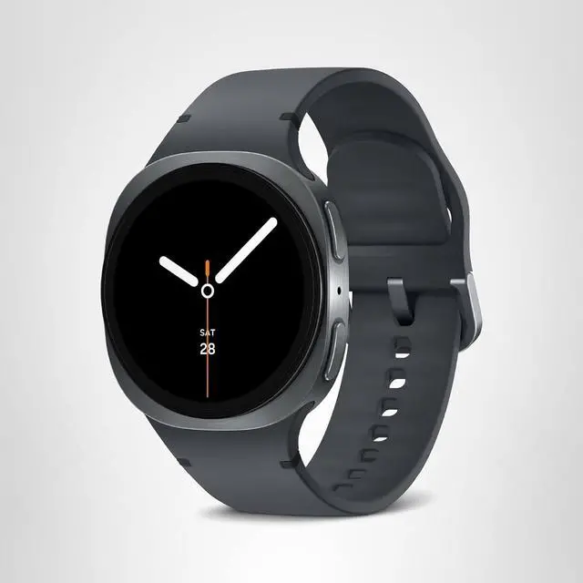 Main image of Samsung Galaxy Watch 8 (2025) 40mm LTE Smartwatch, Cushion Design, Fitness Tracker, Sleep Coaching, Running Coach, Energy Score, Heart Rate Tracking, Graphite