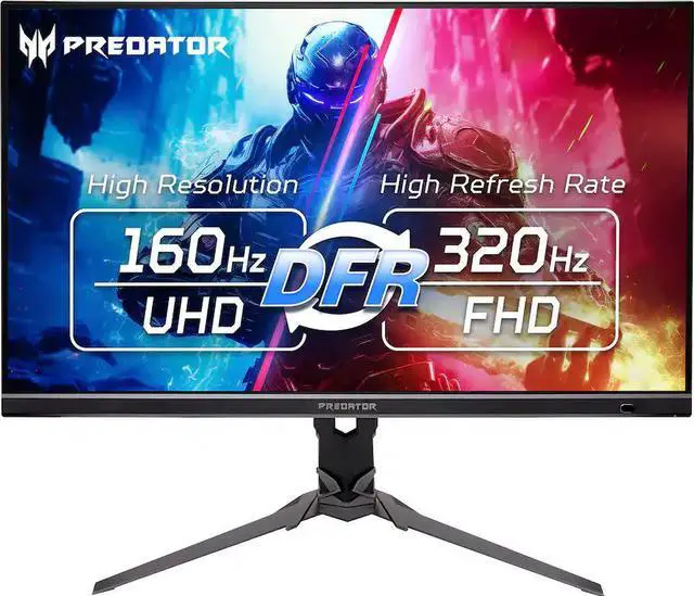 Alt view image 3 of 5 - Acer - Predator XB273K 27" 4K UHD IPS Up to 320Hz Up to 0.5ms FreeSync Premium Gaming Monitor with HDR400 (DisplayPort, HDMI) - Black