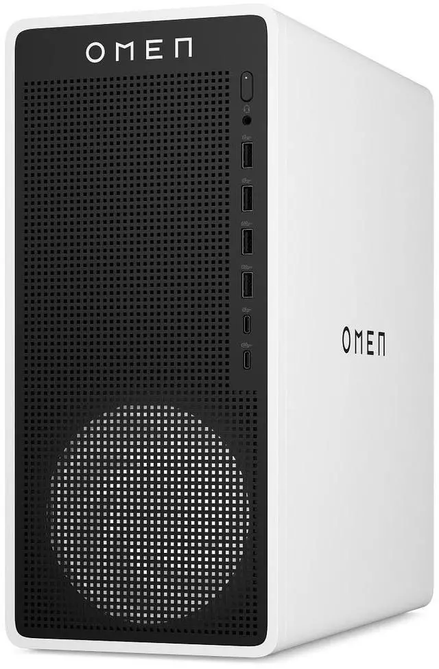 Alt view image 4 of 5 - OMEN 16L Gaming Desktop TG03-0055t PC, Windows 11 Home, Intel® Core i5, 16GB RAM, 512GB SSD, NVIDIA® GeForce RTX 3050, Snow white