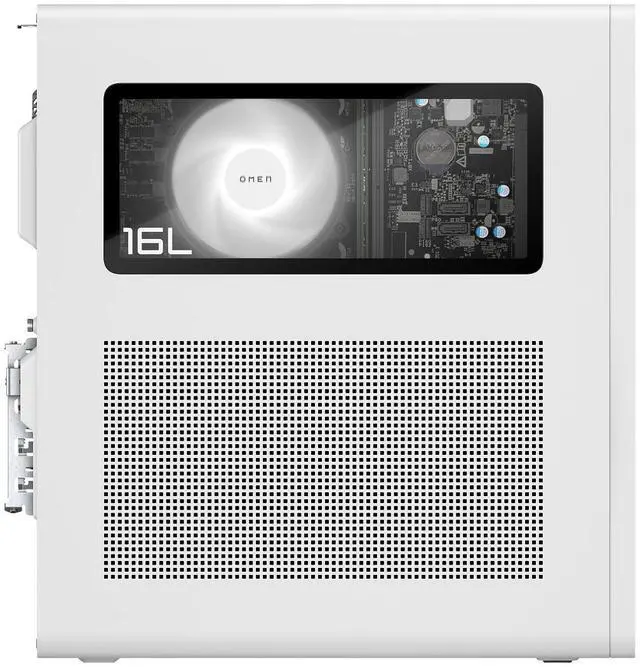 Alt view image 2 of 5 - OMEN 16L Gaming Desktop TG03-0055t PC, Windows 11 Home, Intel® Core i5, 16GB RAM, 512GB SSD, NVIDIA® GeForce RTX 3050, Snow white
