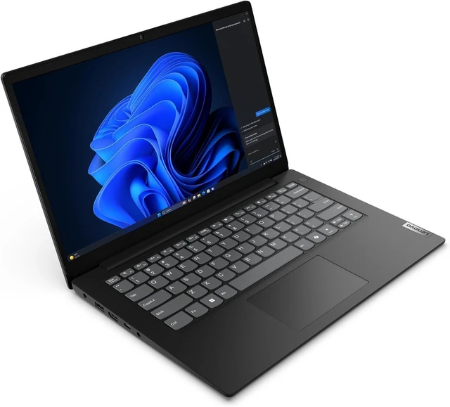Alt view image 3 of 5 - Lenovo V14 G5 - Hybrid Work Laptop - 14" FHD Display - Intel Core 7-240H - 16GB Memory - 512GB Storage - Integrated Intel UHD Graphics - Windows 11 Home - Business Black