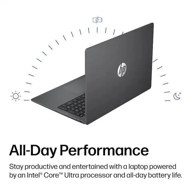 Alt view image 5 of 5 - HP - OmniBook 3 16" 2K Touchscreen Laptop - Intel Core Ultra 5 (2025) - 8GB Memory - 512GB SSD - Mica Silver