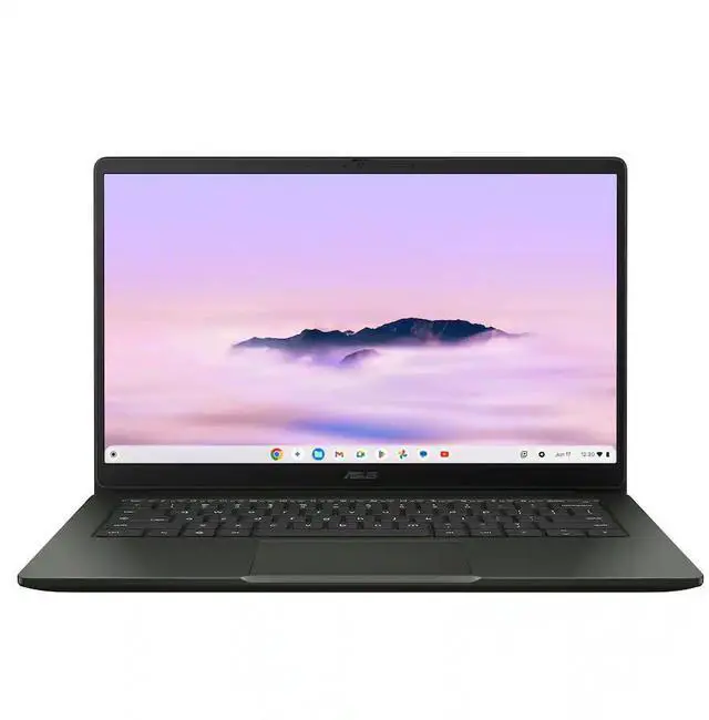 Main image of ASUS - CX14 14" FHD Chromebook Plus Laptop with Google AI - Intel Core 3 (2025) - 8GB Memory - 128GB Storage - Hunter Green