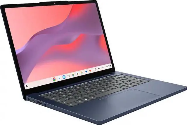 Alt view image 2 of 6 - Lenovo - IdeaPad Slim 3 Chromebook - 14" 2K Touchscreen Laptop - MediaTek Kompanio 540 2025 - 8GB Memory - 128GB UFS - Cosmic Blue