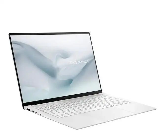 Main image of ASUS - Zenbook S14 14" OLED 3K Touchscreen - Intel Core Ultra 9 Processor 2026 - 32GB RAM - 1TB SSD - Copilot+ PC - Scandinavian White