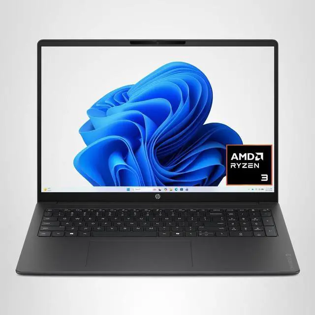 Main image of HP OmniBook 3 16 inch Laptop PC, 2K Touchscreen, AMD Ryzen 3 30, 8 GB RAM, 512 GB SSD, AMD Radeon 610M GPU, Windows 11 Home, Mica Silver, 16-by0299nr