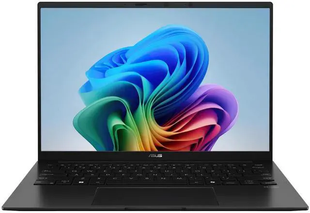 Main image of ASUS Zenbook 14 14 WUXGA OLED Touch Screen Laptop, Copilot+ PC, AMD Ryzen AI 7 445, AMD Radeon Graphics, 32GB RAM, 1TB SSD, Jade Black