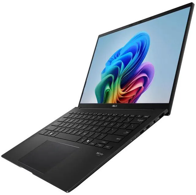 Alt view image 3 of 5 - ASUS Zenbook 14 14 WUXGA OLED Touch Screen Laptop, Copilot+ PC, AMD Ryzen AI 7 445, AMD Radeon Graphics, 32GB RAM, 1TB SSD, Jade Black
