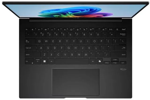 Alt view image 4 of 5 - ASUS Zenbook 14 14 WUXGA OLED Touch Screen Laptop, Copilot+ PC, AMD Ryzen AI 7 445, AMD Radeon Graphics, 32GB RAM, 1TB SSD, Jade Black