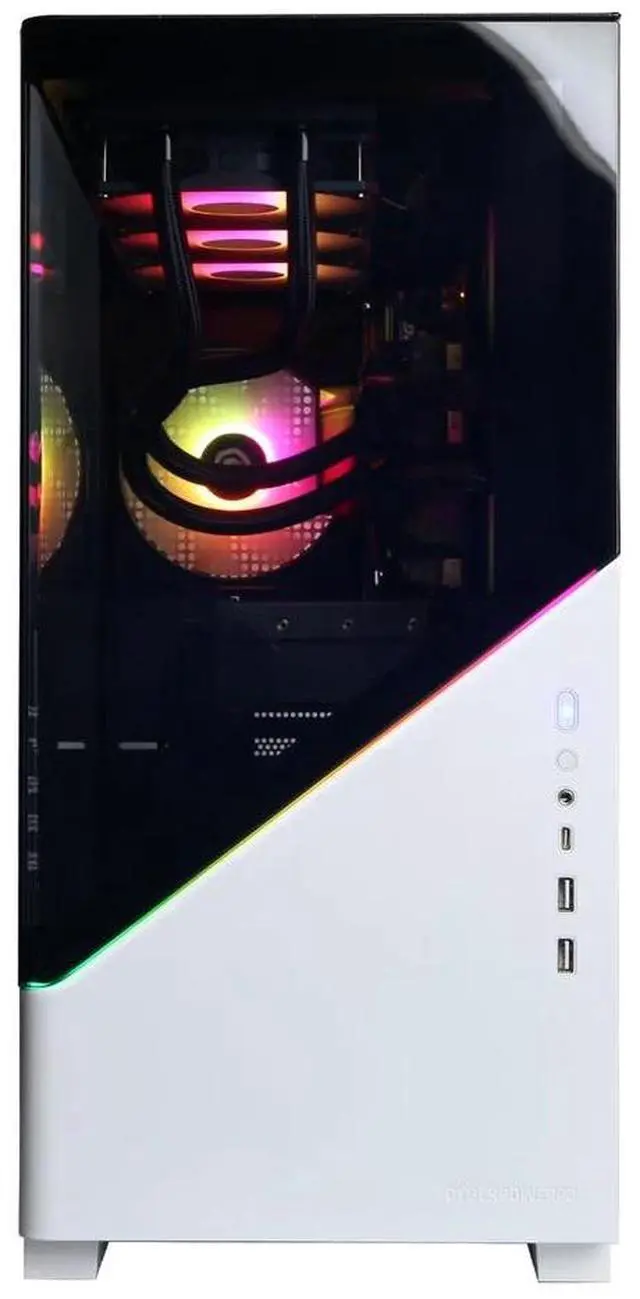 Main image of CyberPowerPC Gamer Xtreme Gaming Desktop, Intel Core Ultra 5 250KF Plus, NVIDIA GeForce RTX 5070 12GB, 16GB DDR5, 1TB SSD, White, GXi4800WST